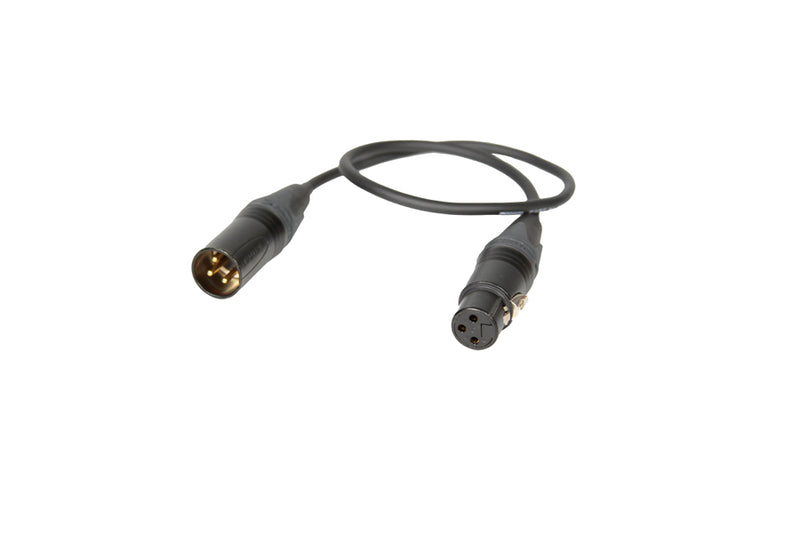 40CM XLR-3F/3M CABLE (4.8MM)